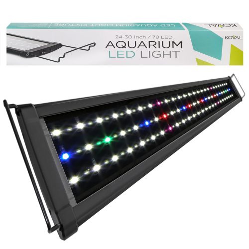 Koval-78-LED-Aquarium-Light-Hood-with-Extendable-Brackets